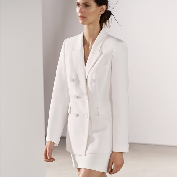 Zara blazer suit jacket coat casual business office - Picture 5 of 12